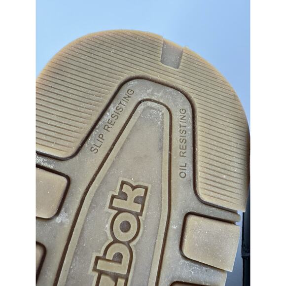 Reebok Men's 10 Wide Harman Work EH Comp Toe Sneaker Athletic Shoe Safety Black - Picture 13 of 14